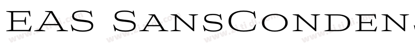 EAS SansCondensed Re字体转换